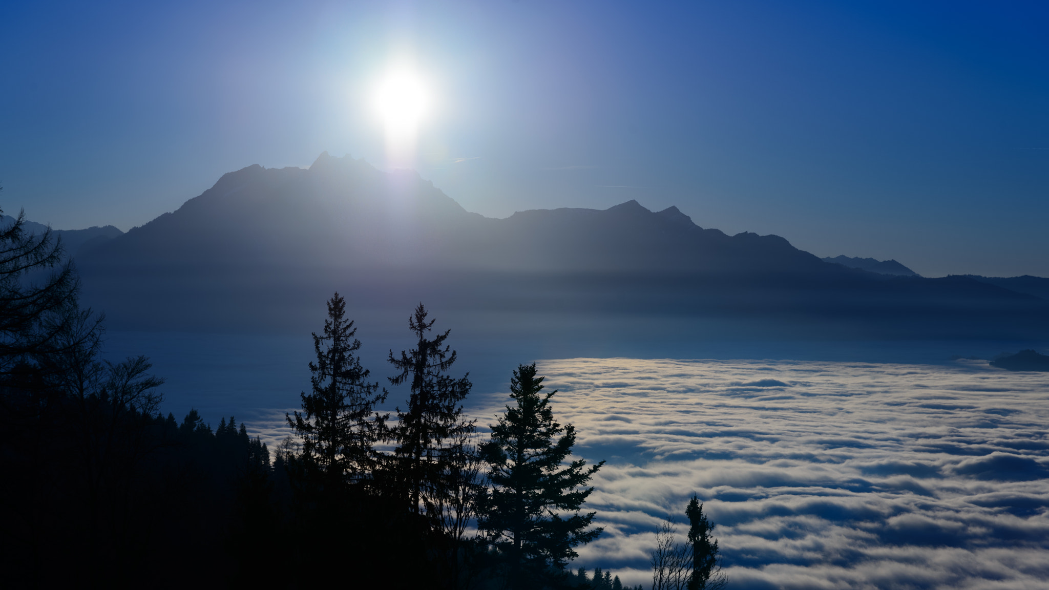 Nikon AF-S Nikkor 24-120mm F4G ED VR sample photo. Rigi - king of the mountains photography