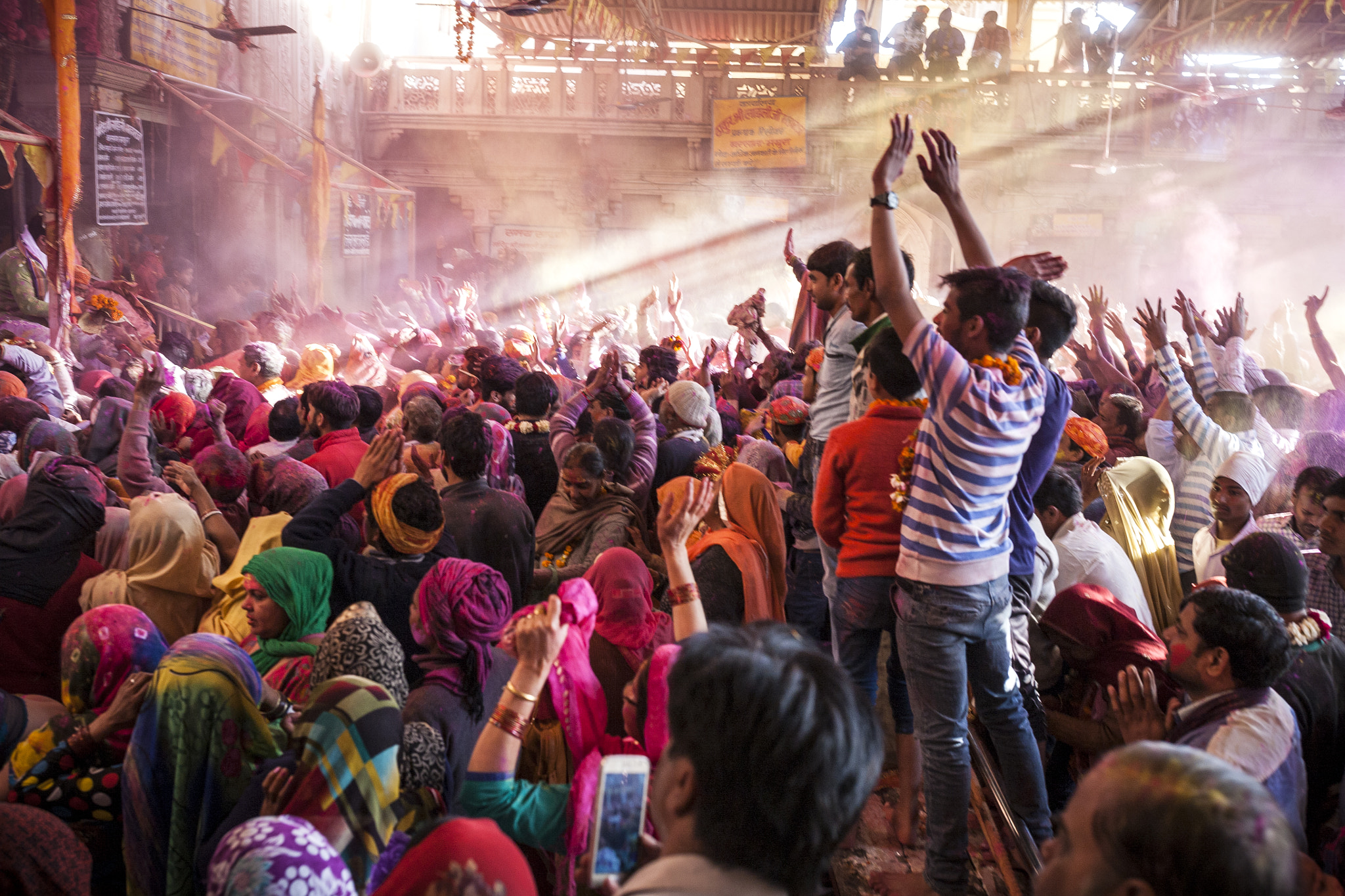 Canon EOS 5D sample photo. Holi in barsana  photography