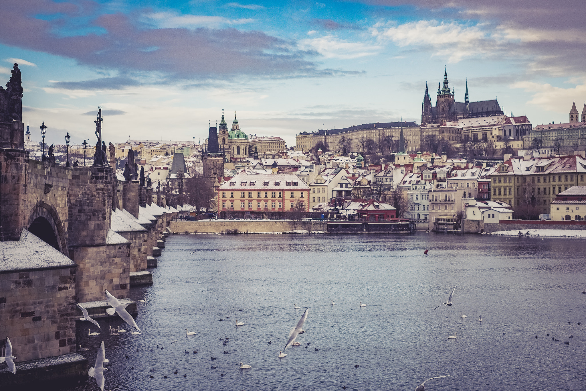 Fujifilm X-T1 sample photo. Morning on vltava photography