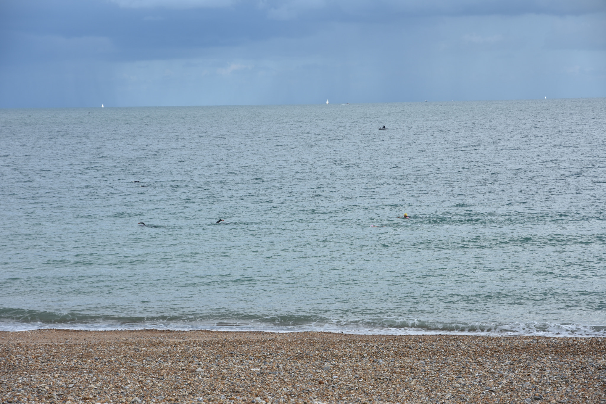 Nikon D7200 sample photo. Swimmers and boats photography