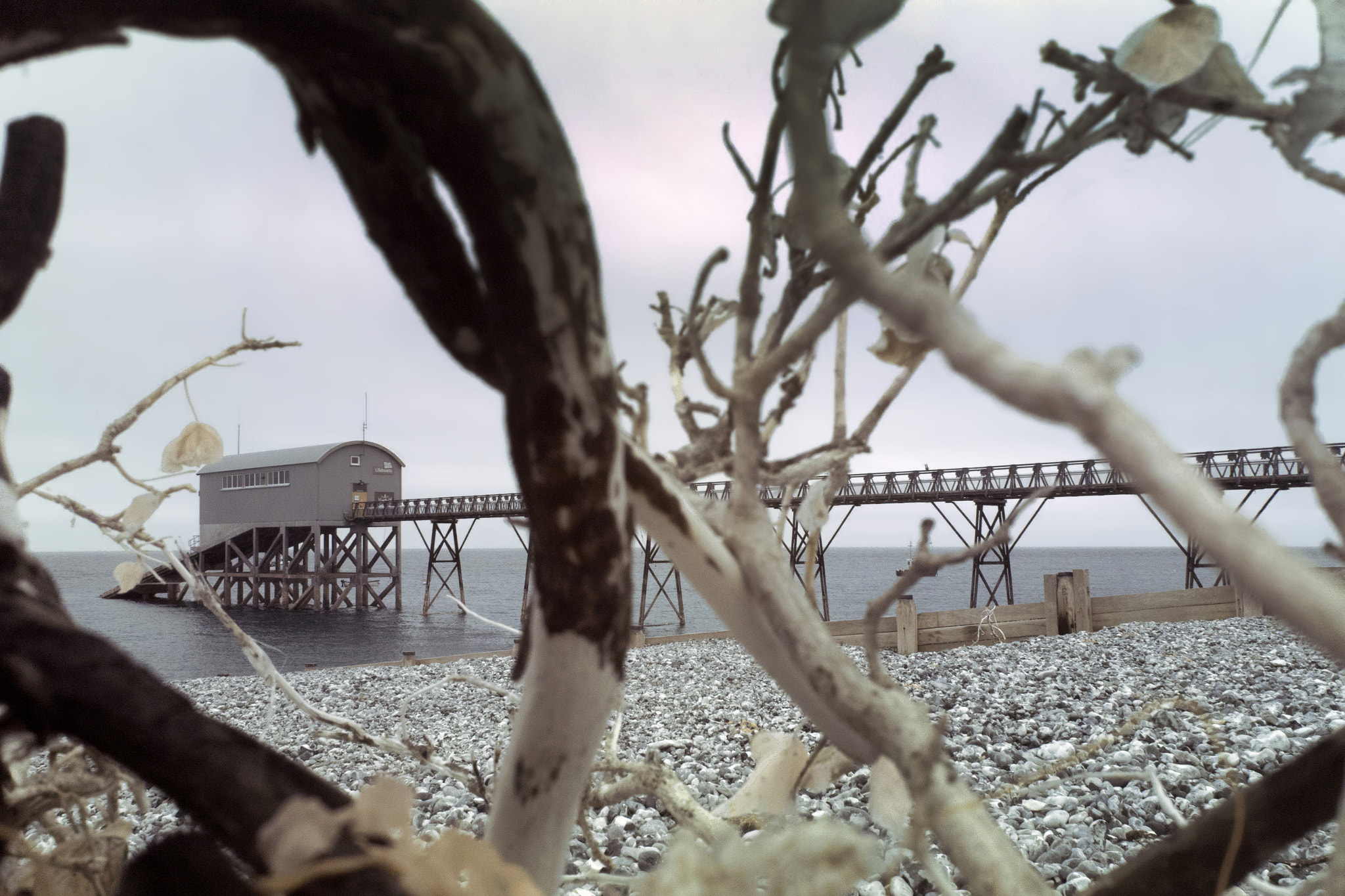Canon EF-M 22mm F2 STM sample photo. On the beach, selsey bill, sussex. ir photography