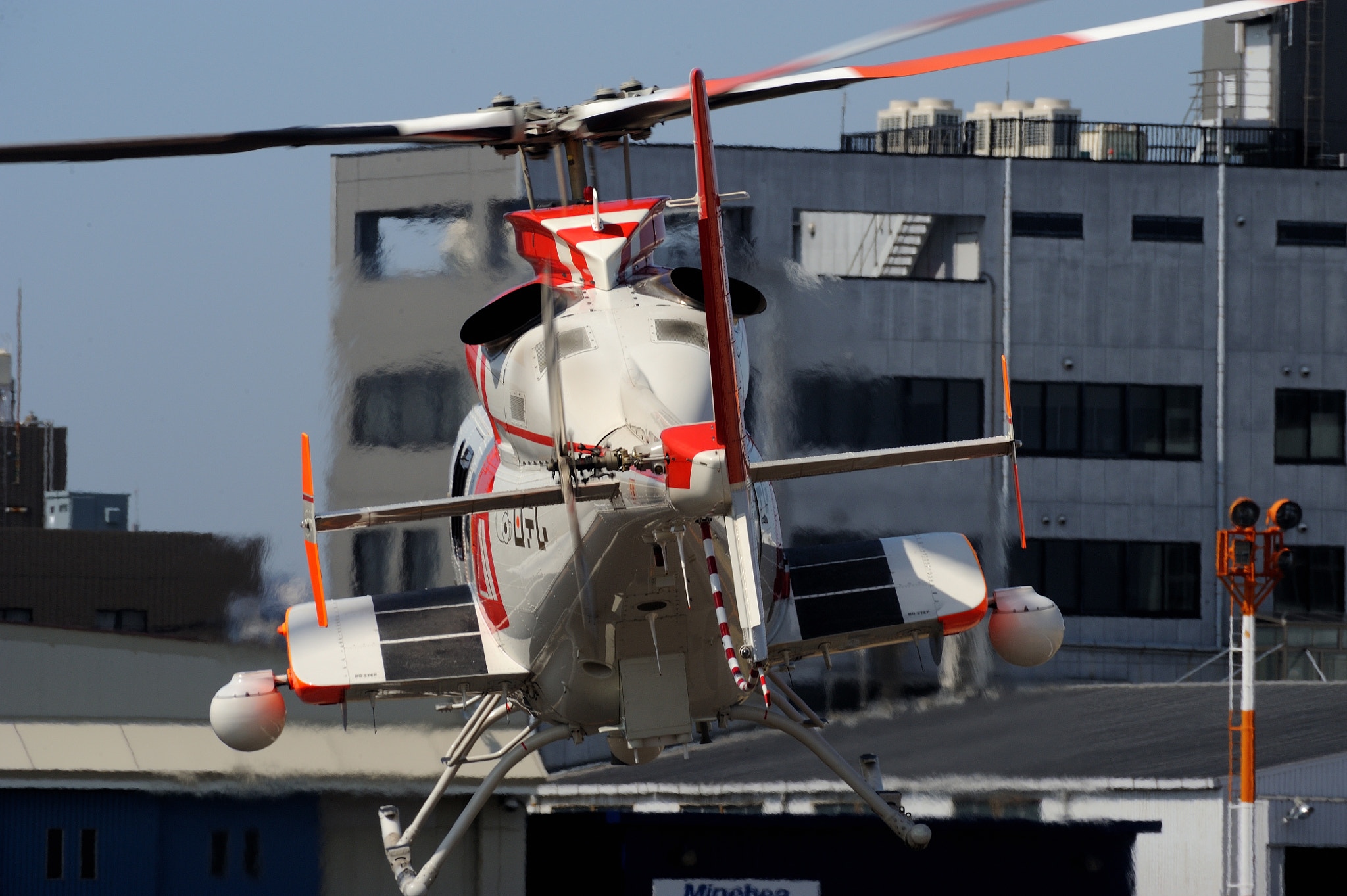 Nikon D3 sample photo. Helicopter photography