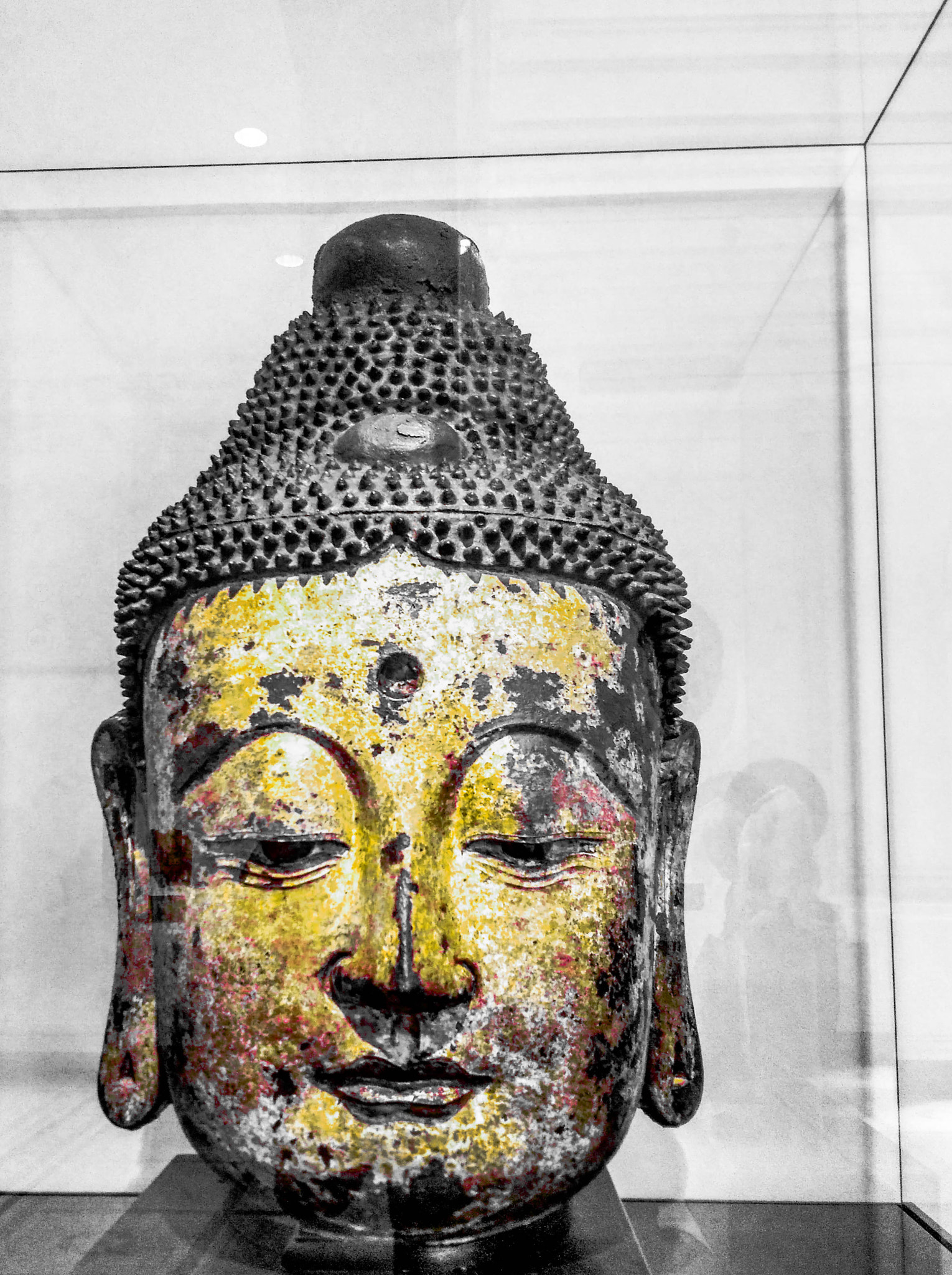 Xiaomi Redmi 3 sample photo. Buddha's head photography