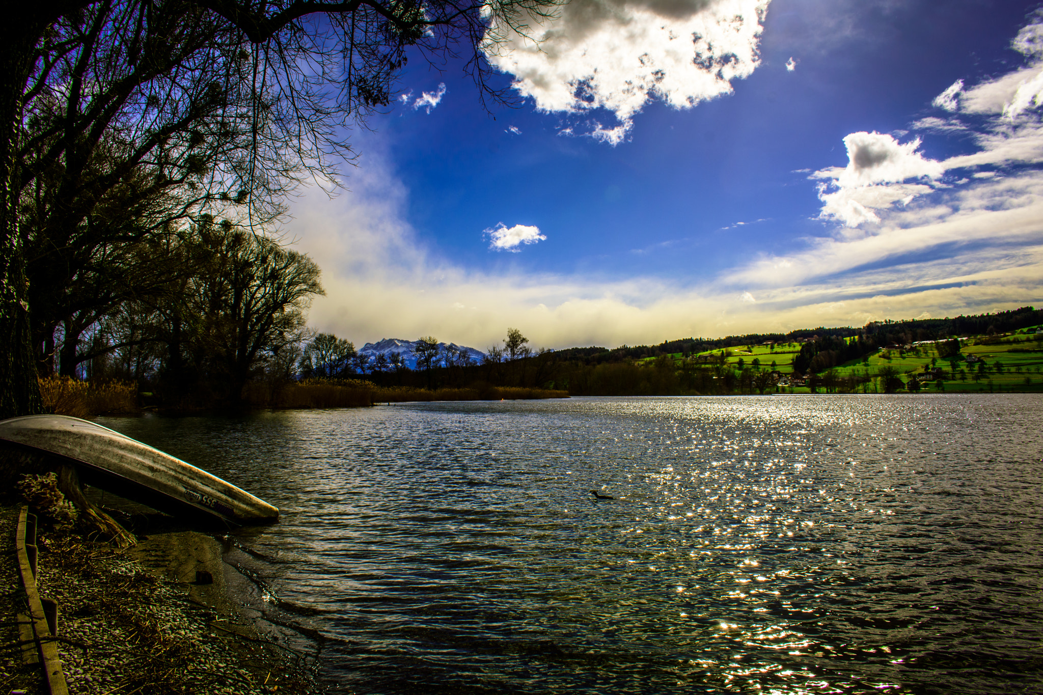 Nikon D3400 sample photo. Lake of baldegg photography