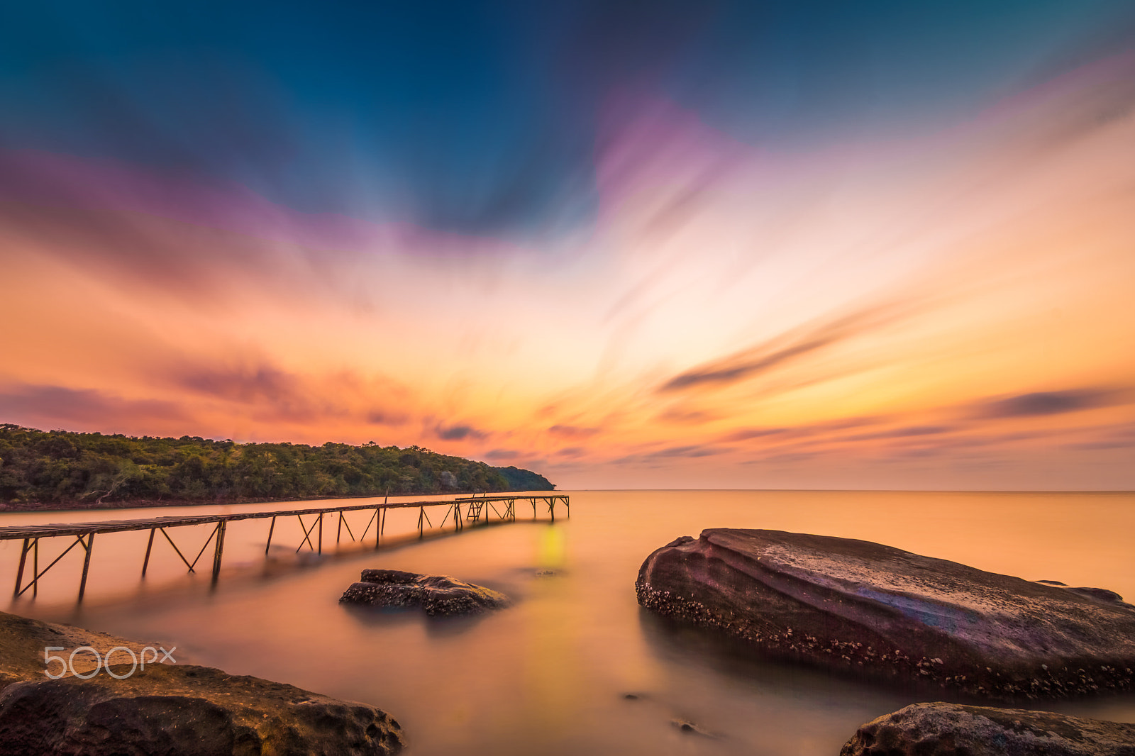 20mm F2.8 sample photo. Sunset at kood island thailand photography