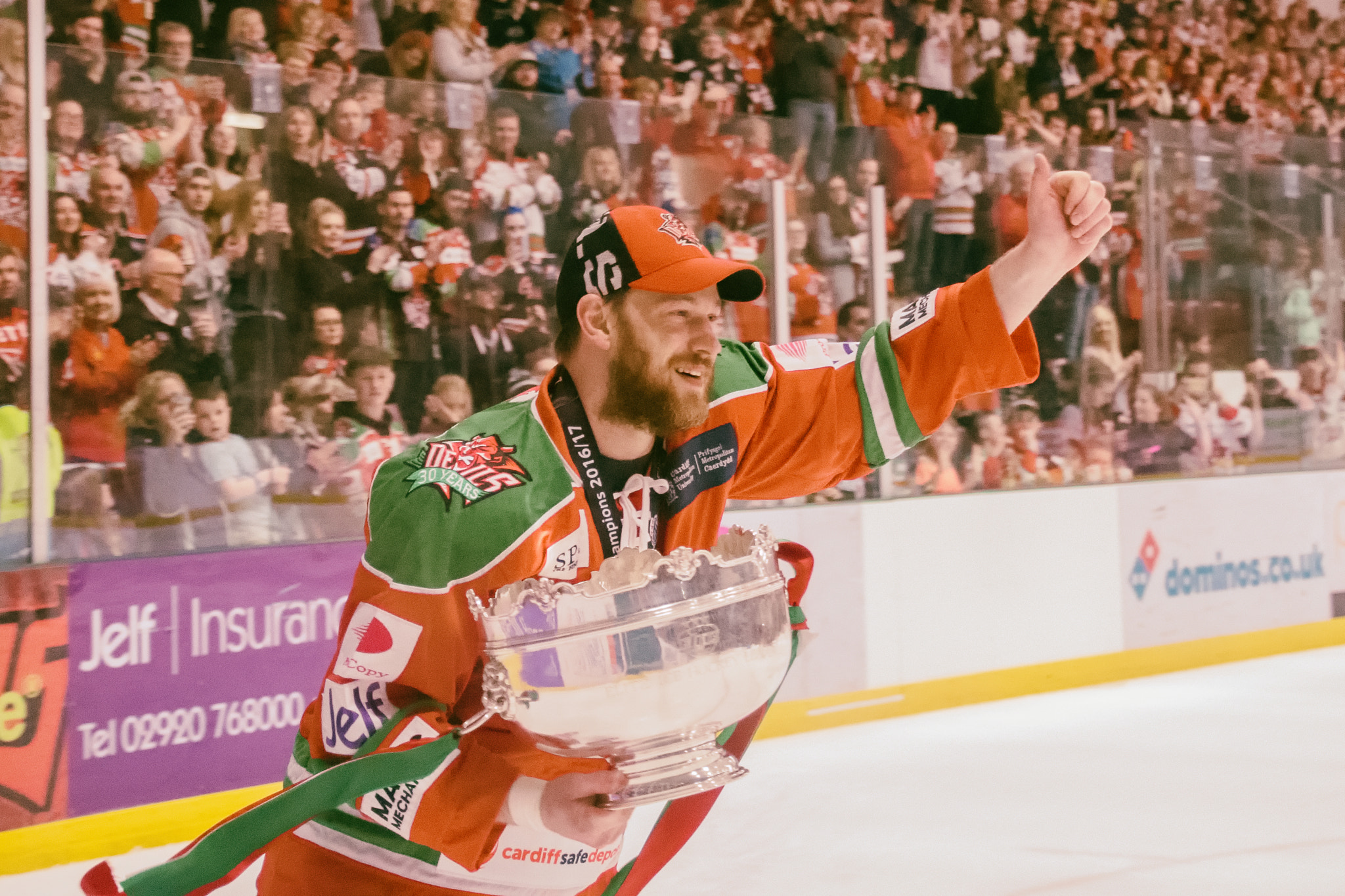 Nikon D500 + Nikon AF-S DX Nikkor 18-300mm F3.5-6.3G ED VR sample photo. Andrew lord - player coach, cardiff devils photography
