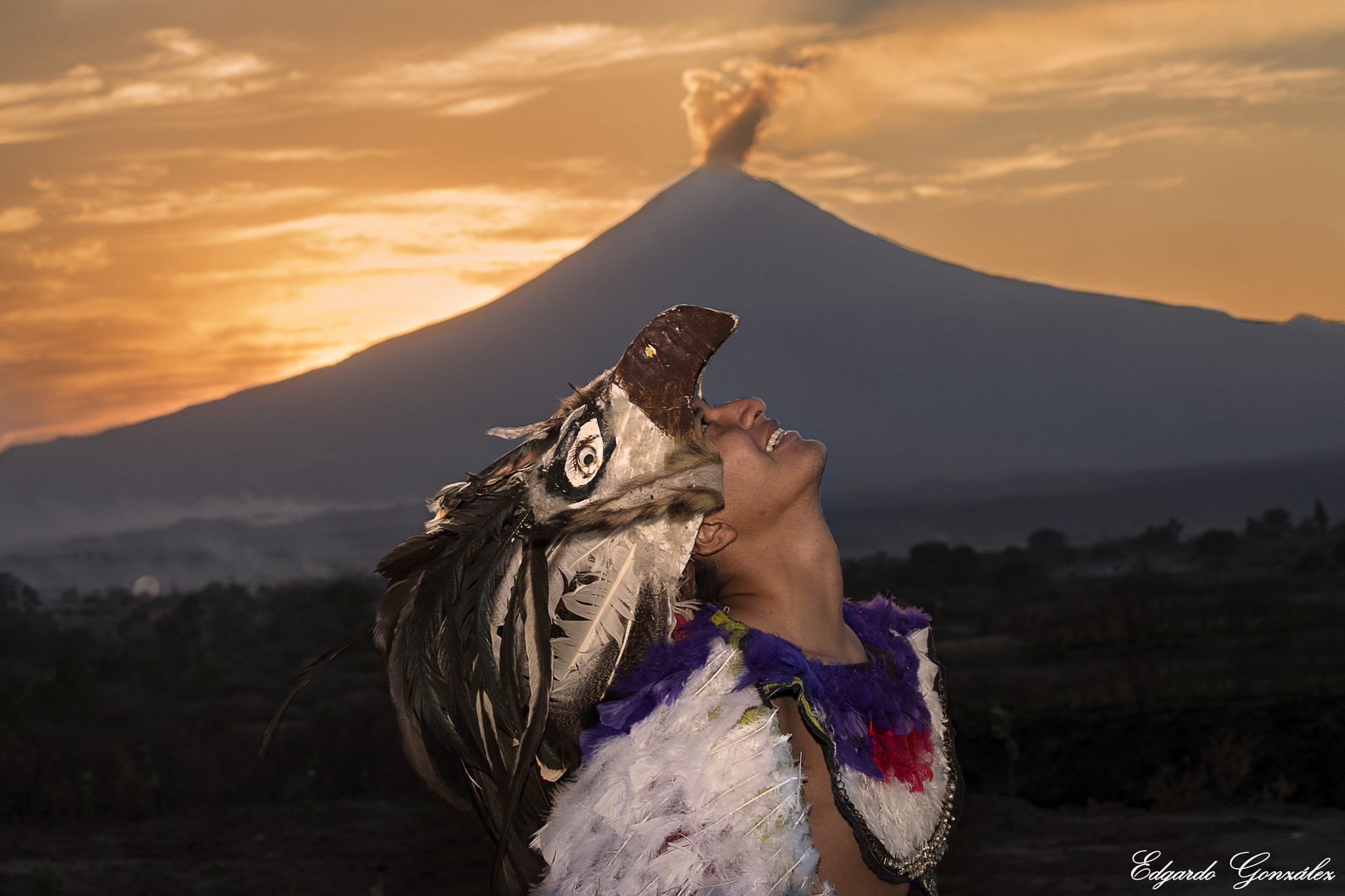 Nikon D5500 sample photo. Caballero Águila & popocatepetl photography