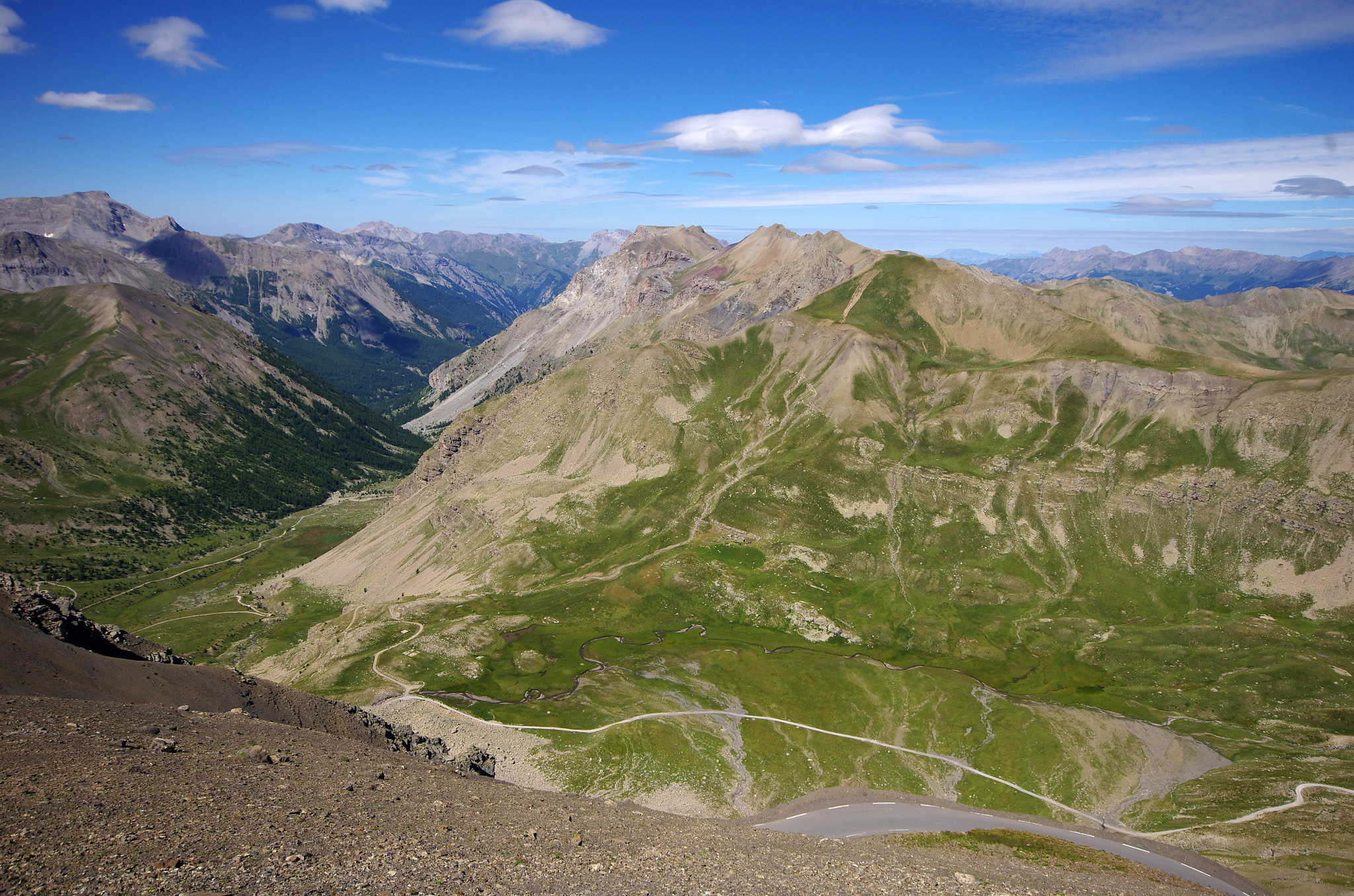 Pentax K-5 sample photo. Alps road 2800meters photography