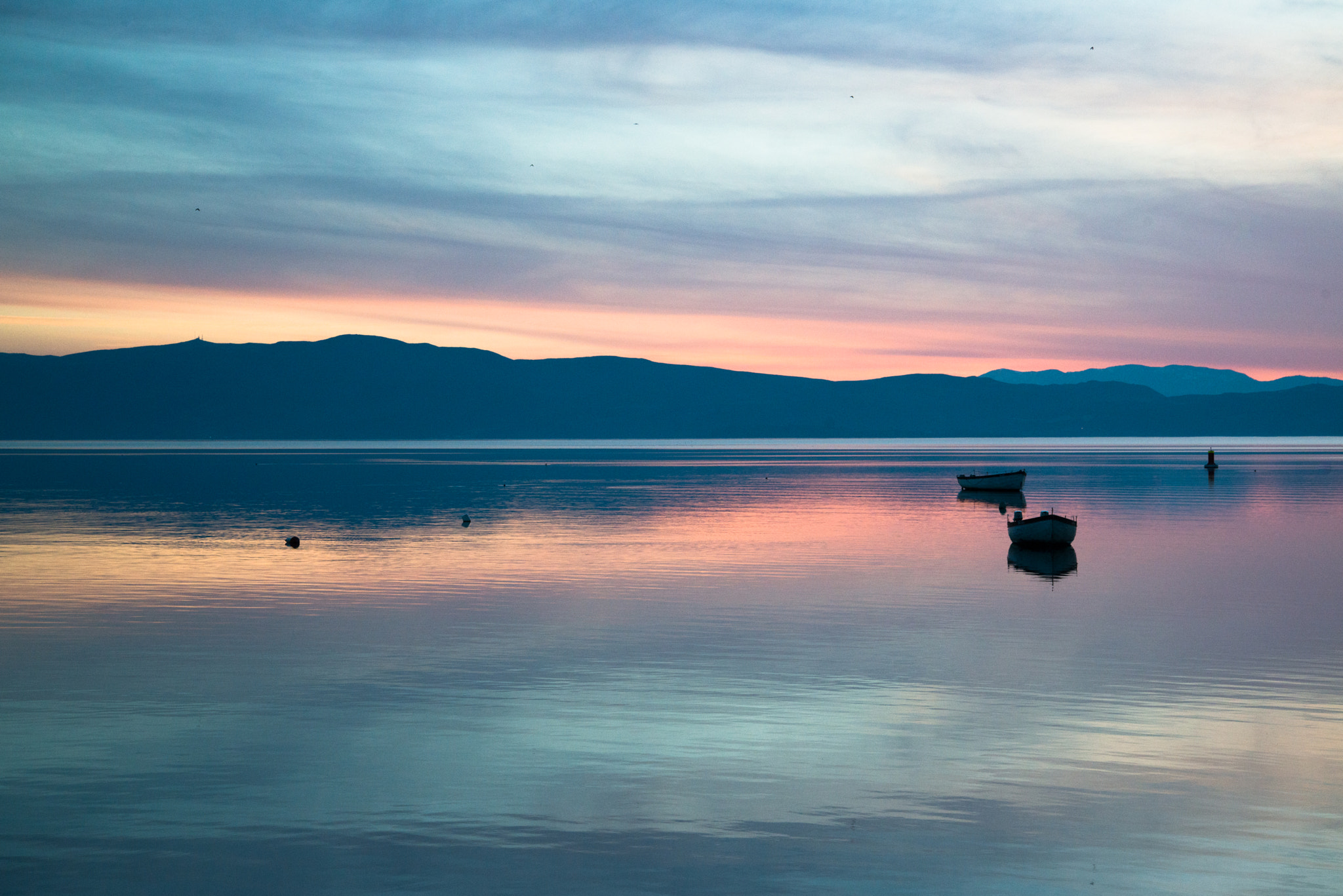 Nikon D800 sample photo. Sunset in ohrid, macedonia photography