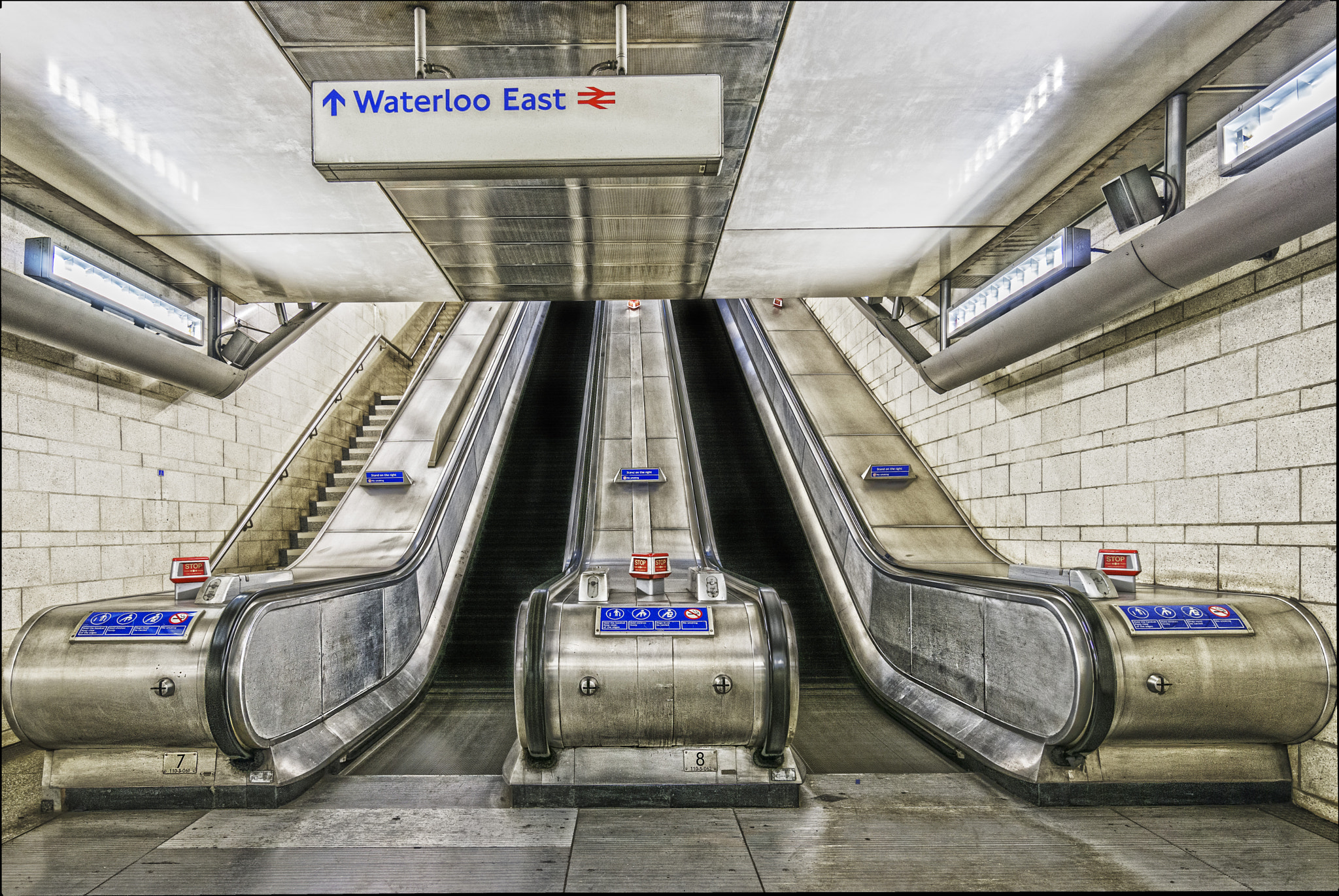 Sony a7 sample photo. Southwark station photography