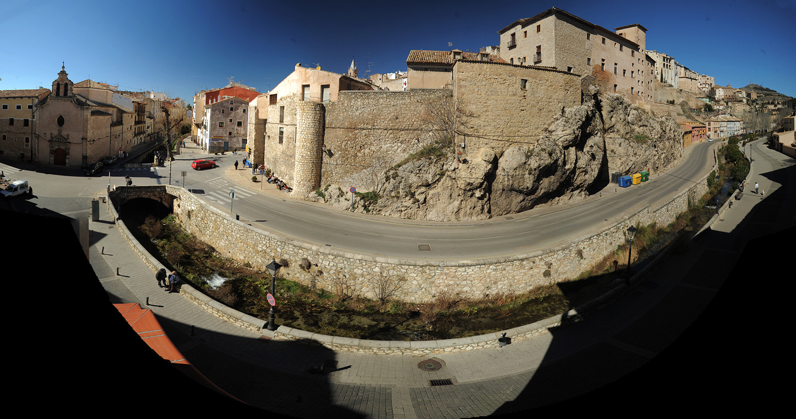 Nikon D700 sample photo. Puerta de valencia en la muralla de cuenca-españa photography