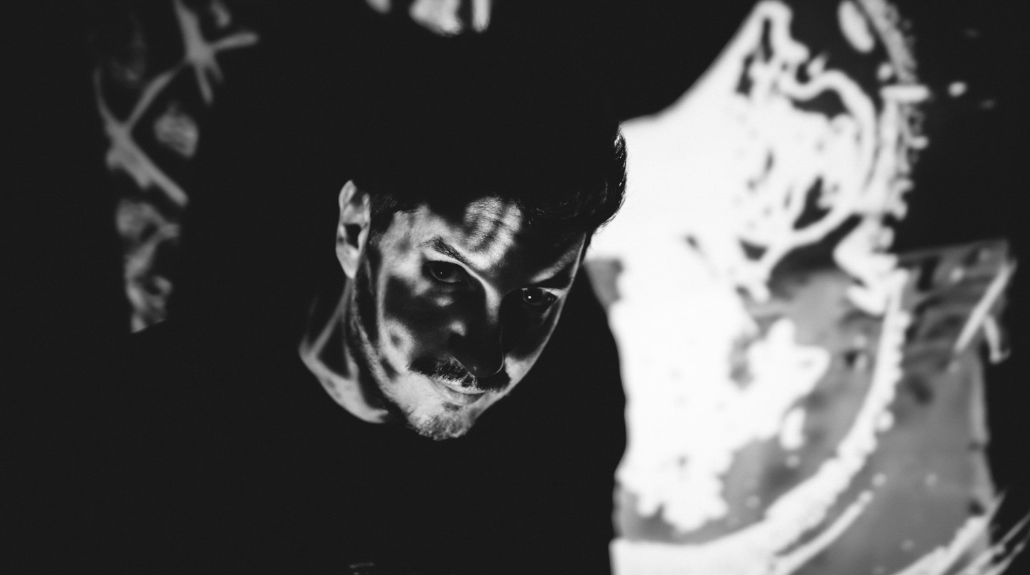 Nikon D810 + Sigma 50mm F1.4 DG HSM Art sample photo. Darkness makup photography