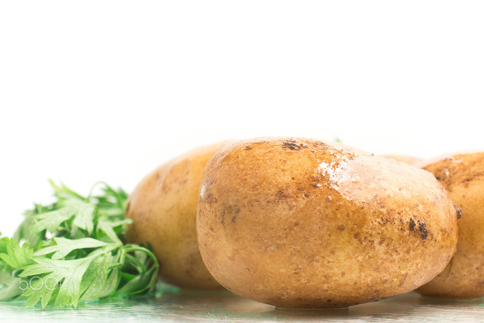 Sigma 50mm f/2.8 EX sample photo. Raw organic potatoes photography