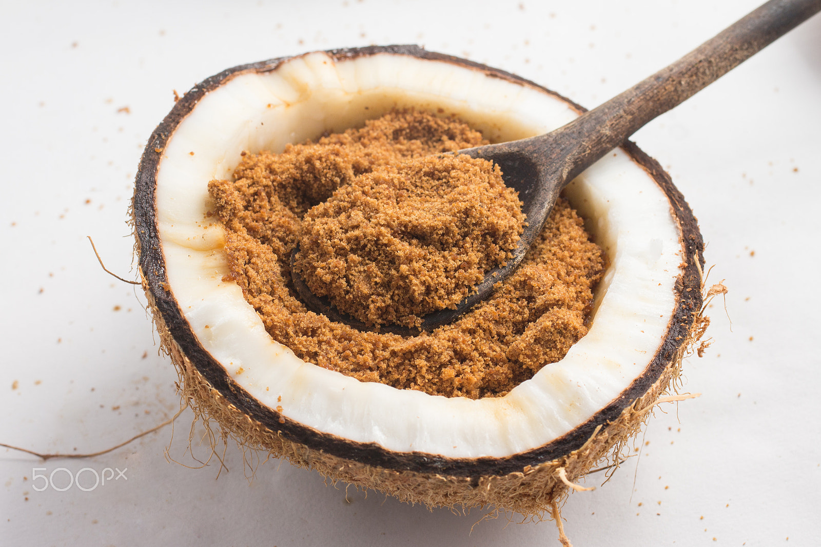 Sigma 50mm f/2.8 EX sample photo. Coconut sugar. low glycemic index photography