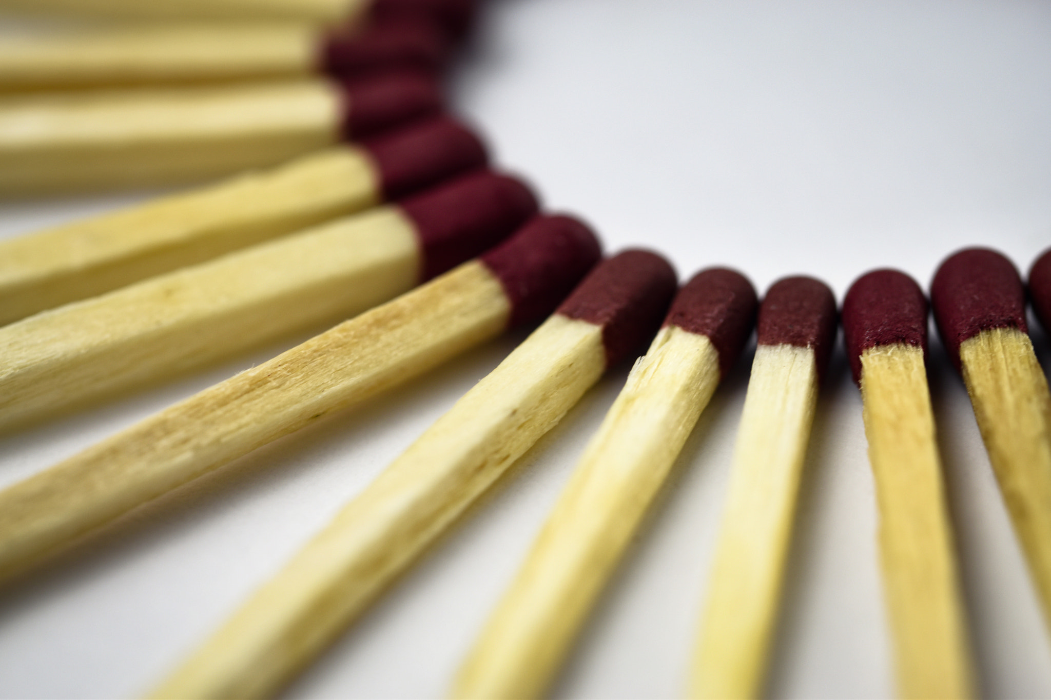 Nikon D5500 sample photo. Matches spread over semi circle photography