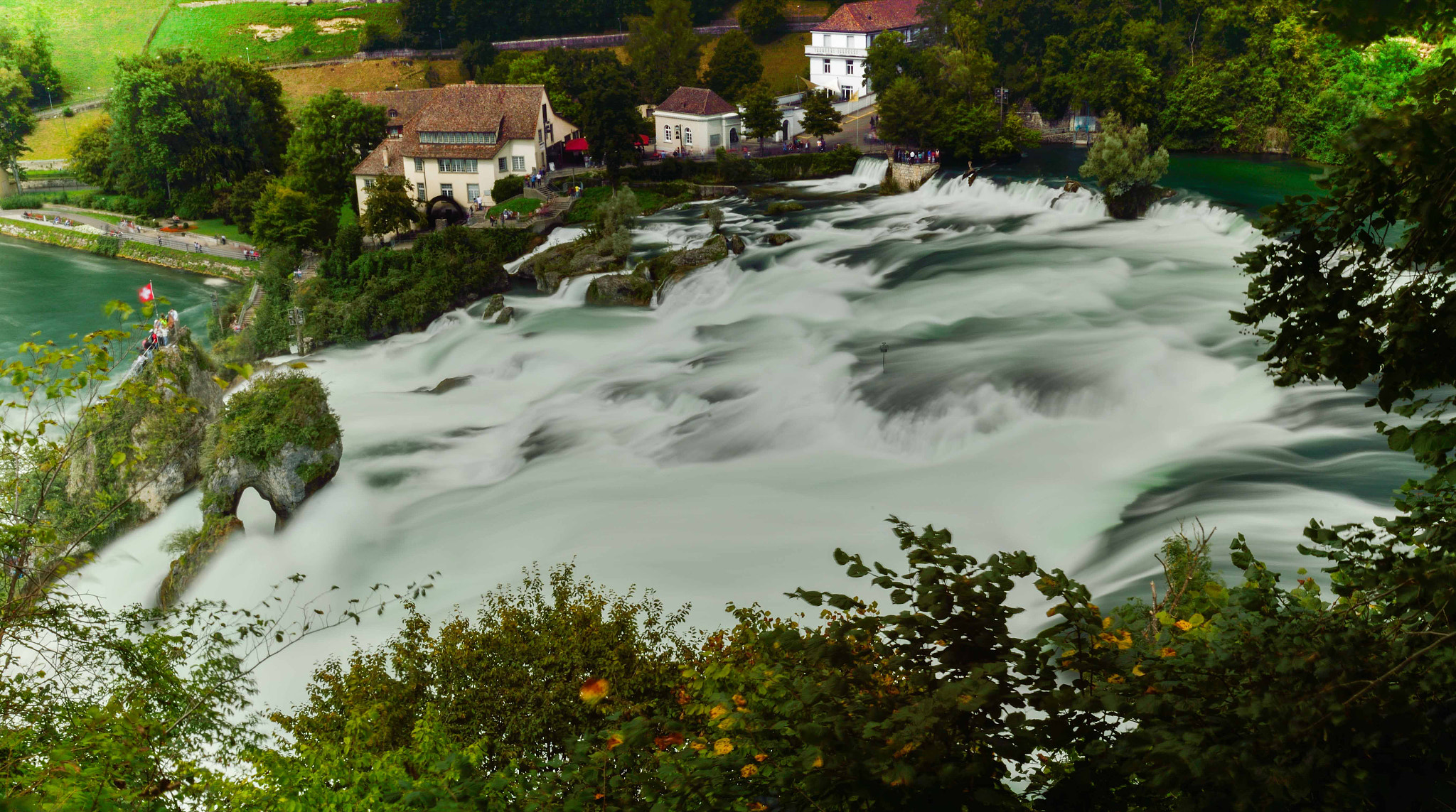 Nikon D610 sample photo. Rhein waterfall photography