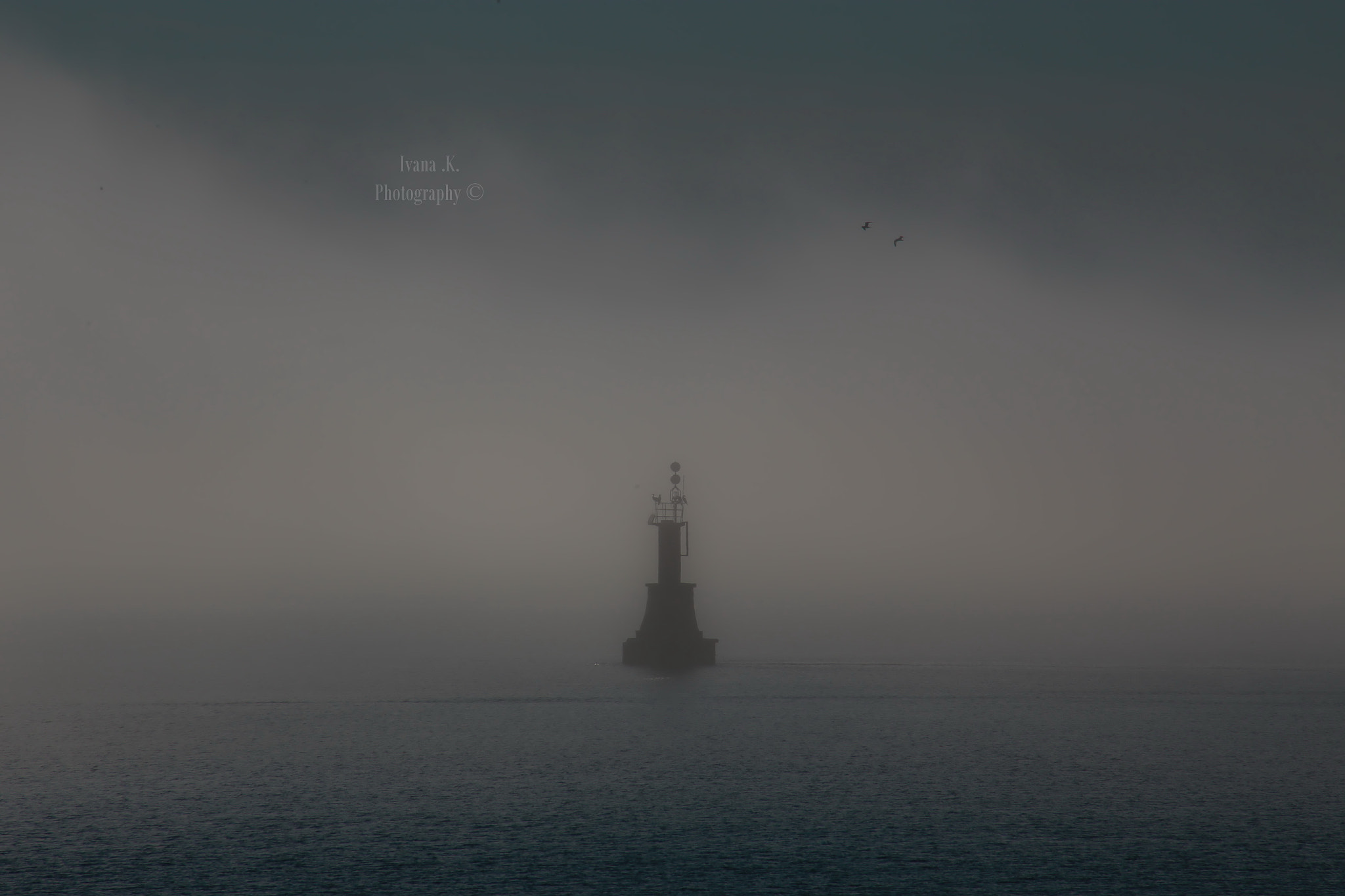 Canon EOS 6D + EF75-300mm f/4-5.6 sample photo. Misty sea photography