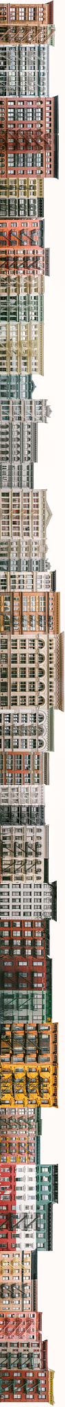 Sony FE 28mm F2 sample photo. New york city soho cast iron district panorama photography
