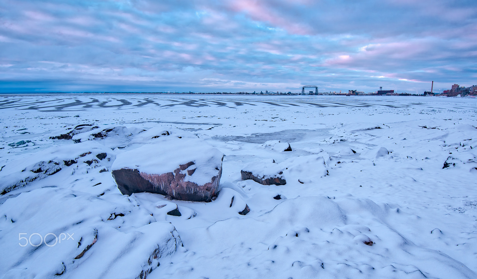 Nikon D810A sample photo. Winter along lake superior photography