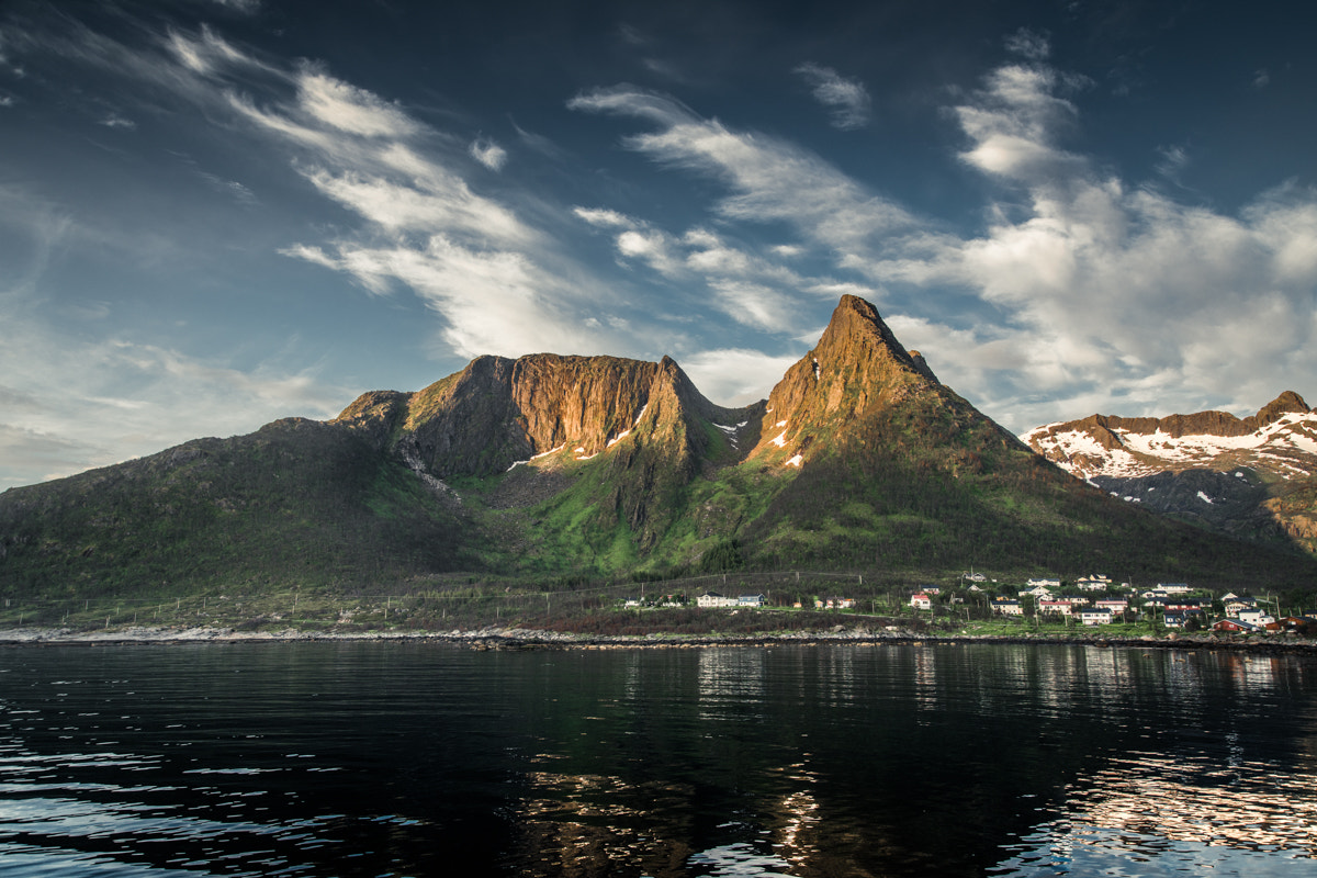 24-105mm F4 sample photo. Mountains in morning light photography