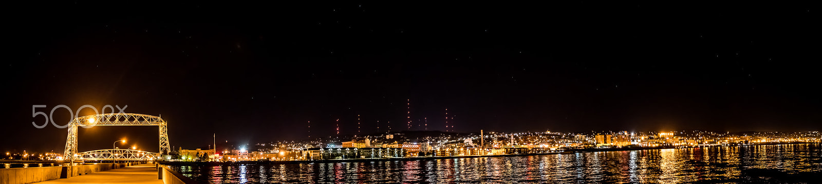 Nikon D500 sample photo. Canal park at night photography