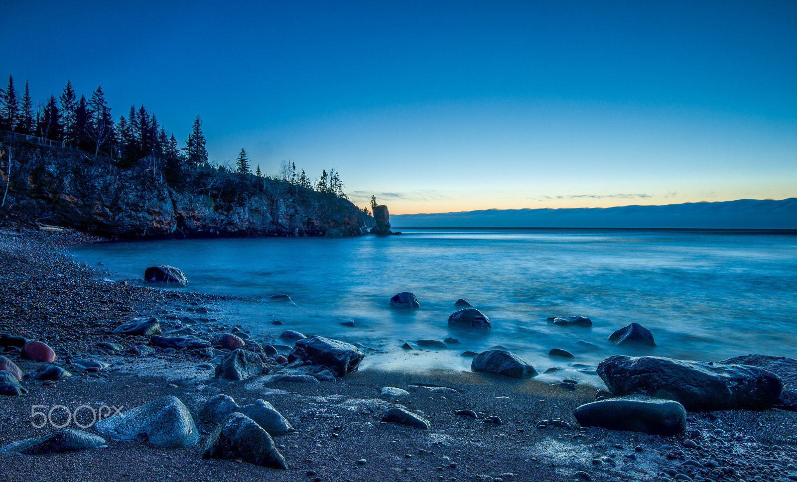 Nikon AF-S Nikkor 16-35mm F4G ED VR sample photo. Sunrise at tettegouche #1 photography