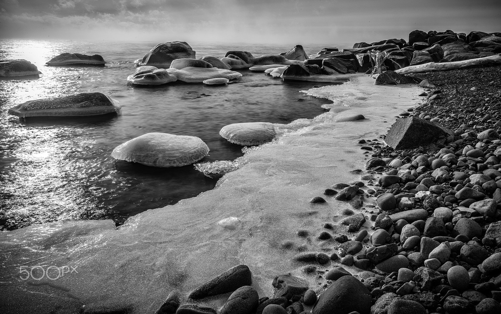 Nikon D800 sample photo. Winter on the shore #1 photography