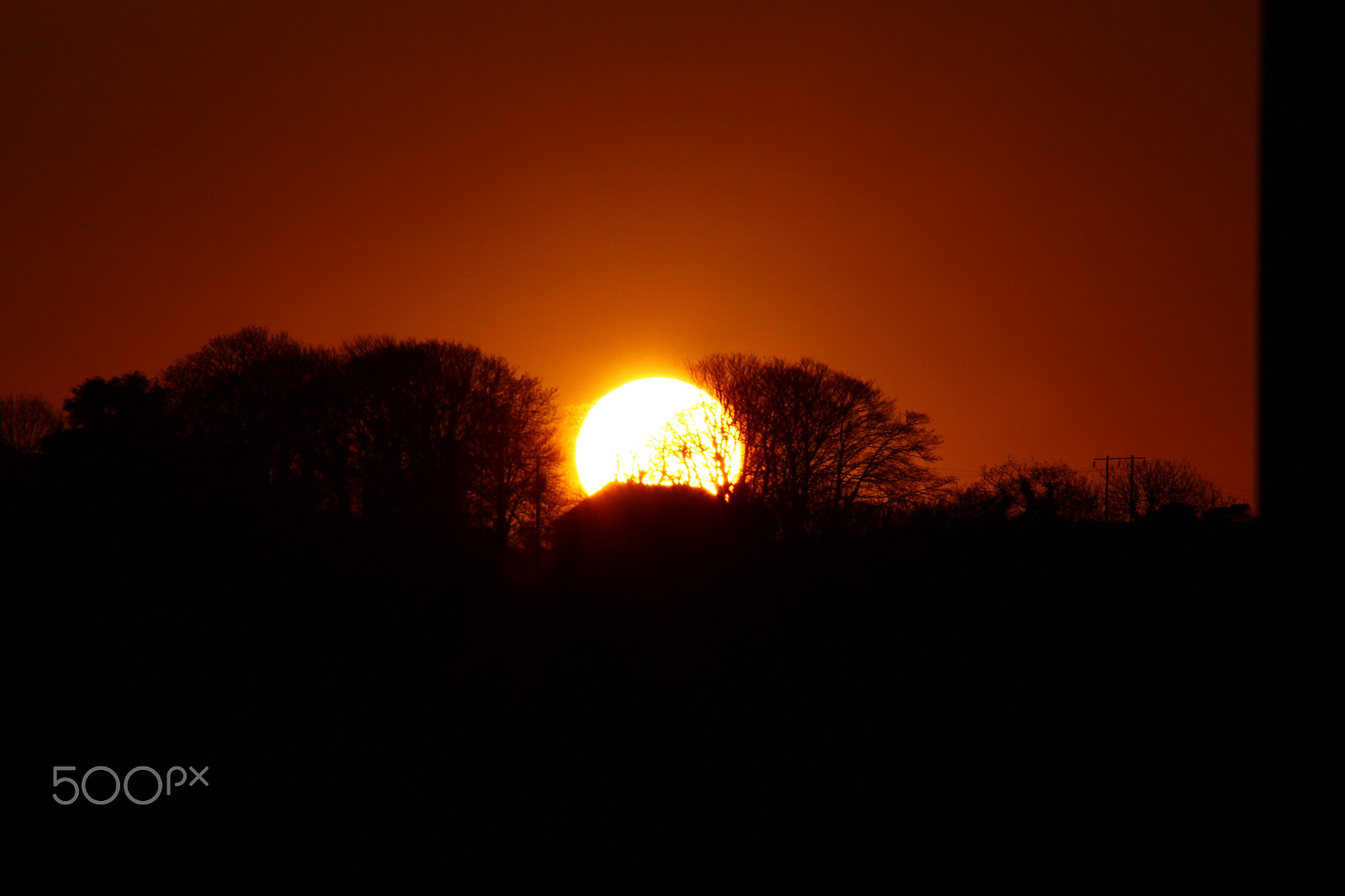 Canon EF 70-300mm F4-5.6 IS USM sample photo. Night sun photography