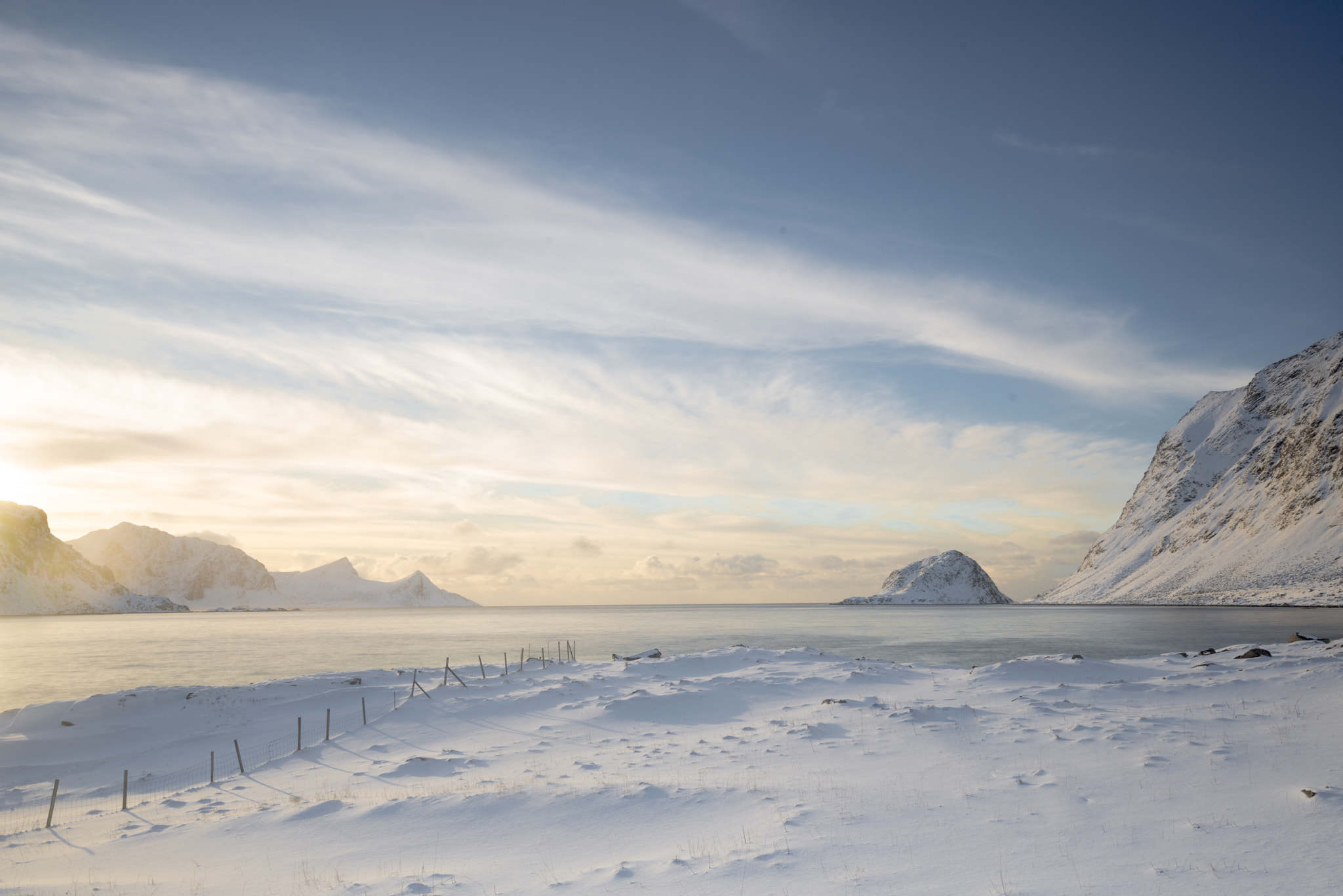 Nikon AF-S Nikkor 16-35mm F4G ED VR sample photo. Scandinavian sunset photography