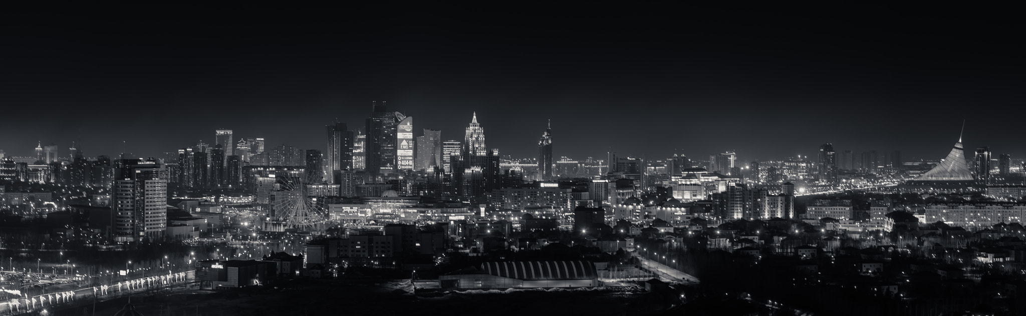 Sigma 70-200mm F2.8 EX DG OS HSM sample photo. Night in astana photography