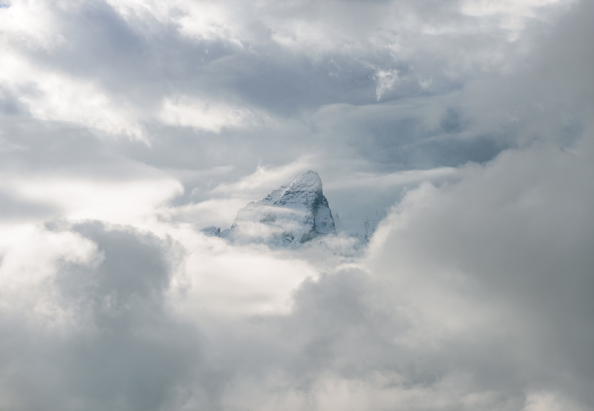 Nikon D600 sample photo. Mountain in the clouds  photography
