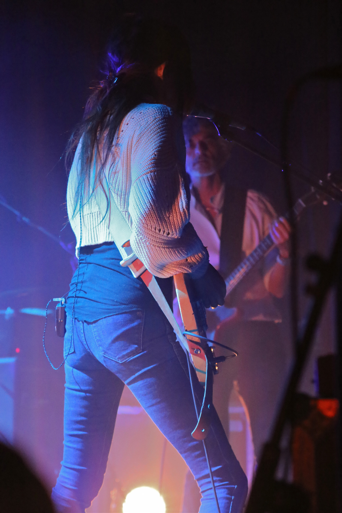 Canon EF 28-135mm F3.5-5.6 IS USM sample photo. Blonde redhead @ columbia theater photography