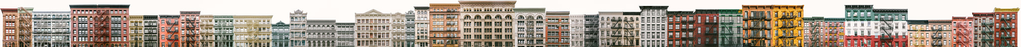 Sony FE 28mm F2 sample photo. New york city soho cast iron district panorama photography