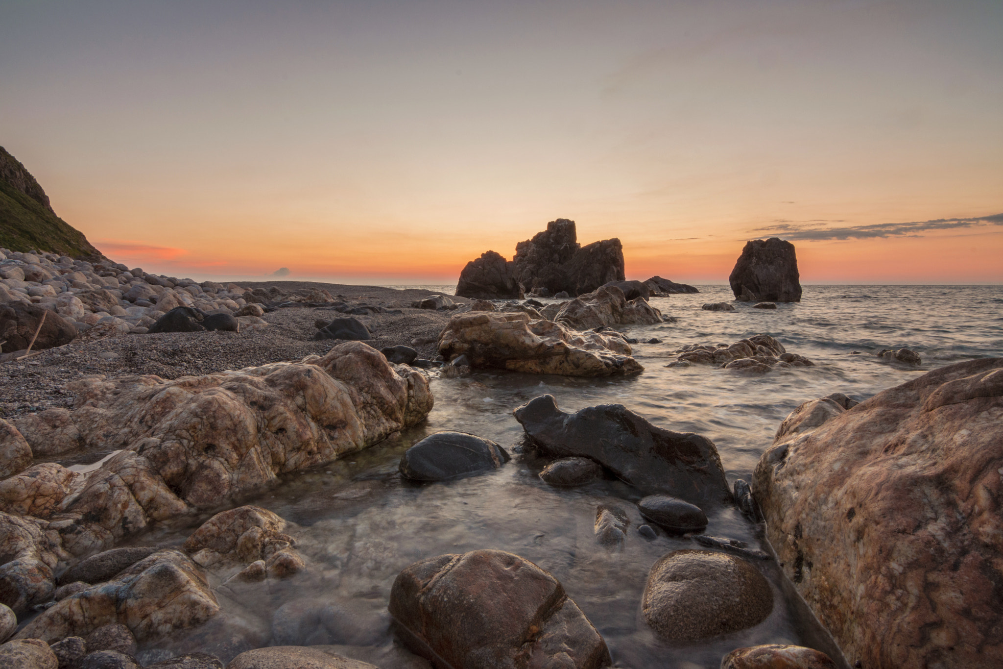Nikon D7200 sample photo. Peaceful atmosphere at dusk - sicily  photography