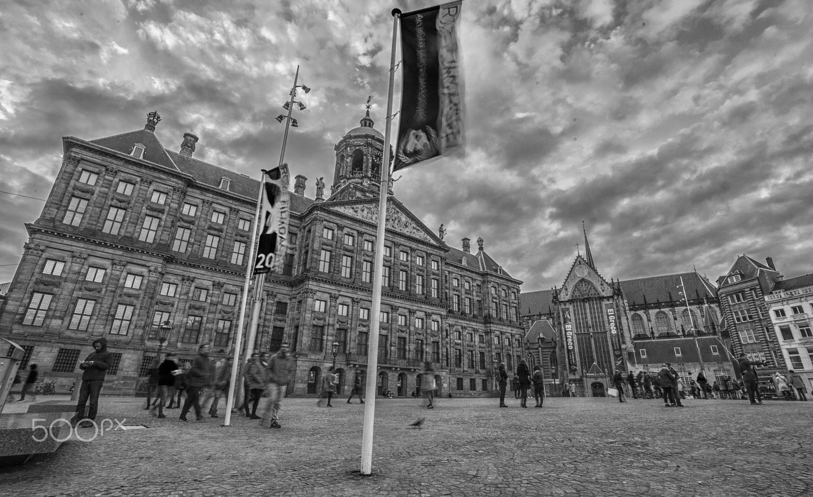 Nikon D5100 + Sigma 10-20mm F3.5 EX DC HSM sample photo. Royal palace amsterdam photography