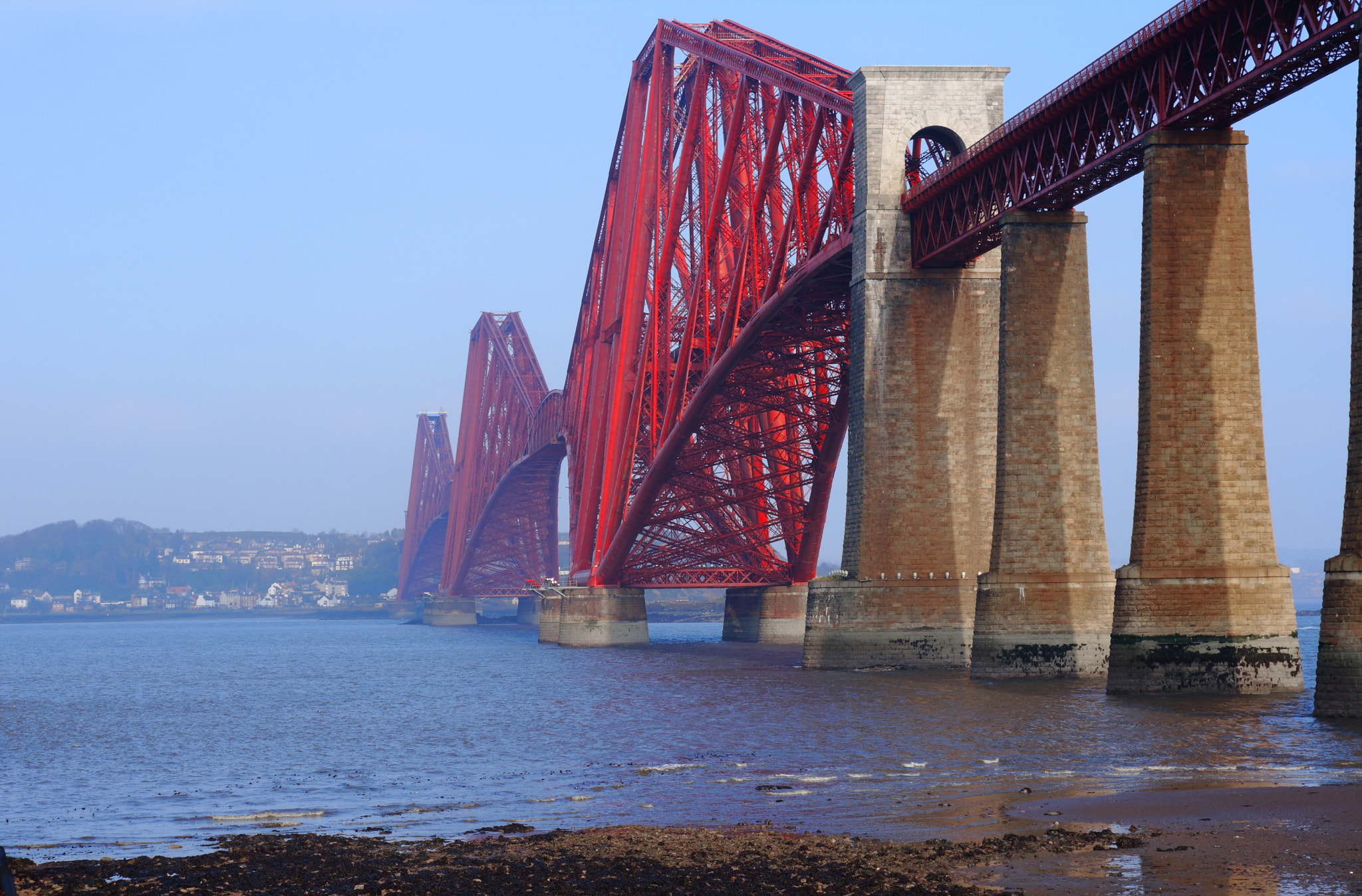 Canon EF-S 18-55mm F3.5-5.6 IS sample photo. Forth bridge photography