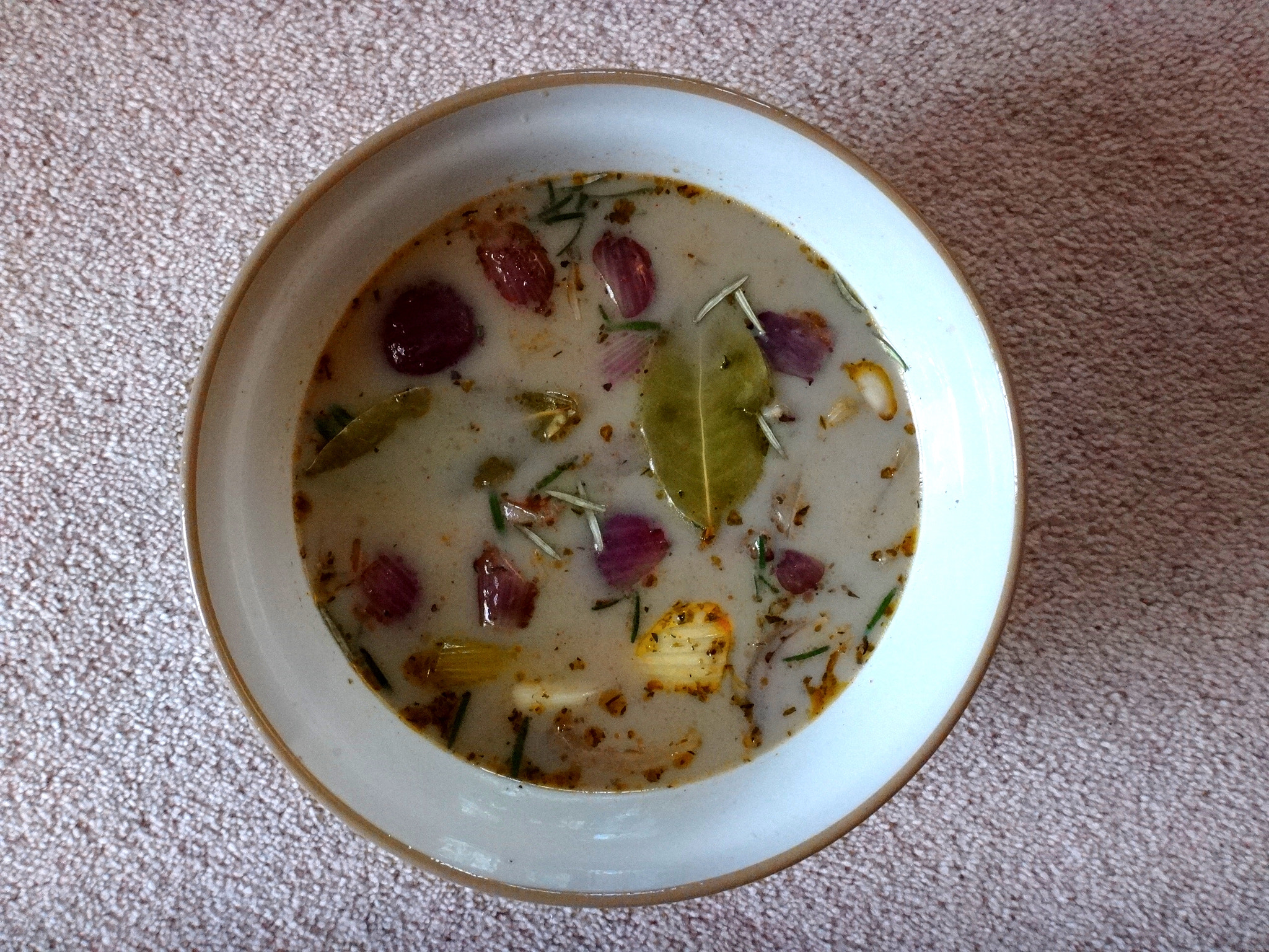 Sony Cyber-shot DSC-TX30 sample photo. Chicken stock with fennel and herbs photography