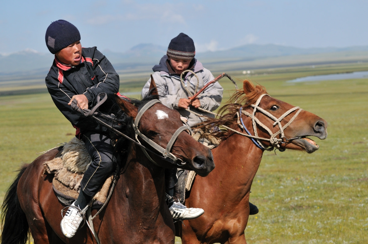 Nikon D300 sample photo. Buzkashi photography