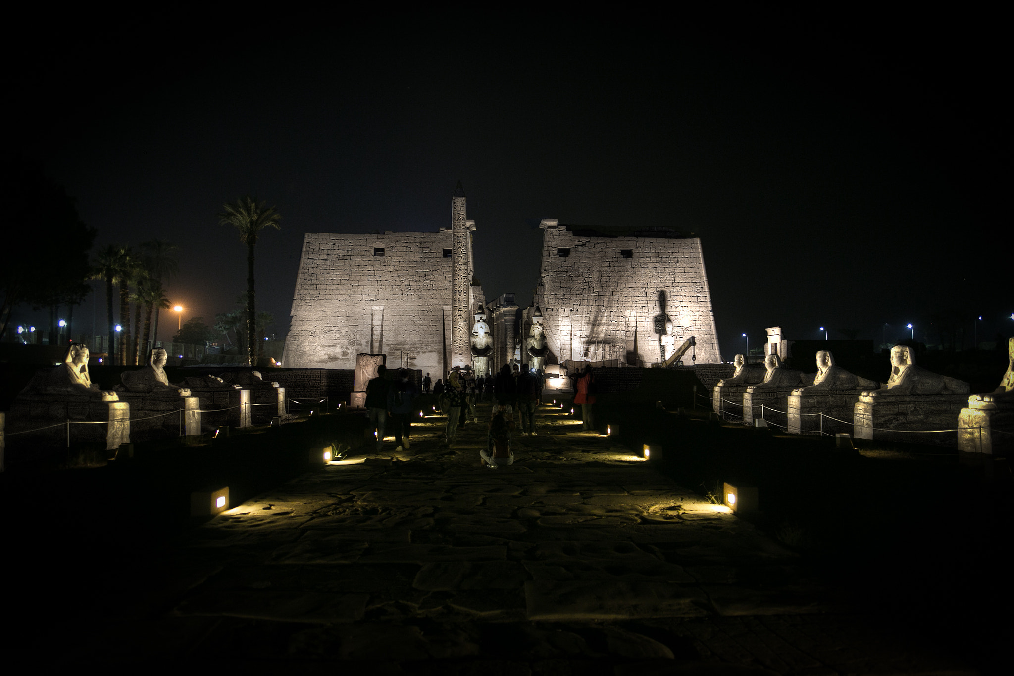 Canon EOS 6D sample photo. Sphinx avenue and luxor temple photography