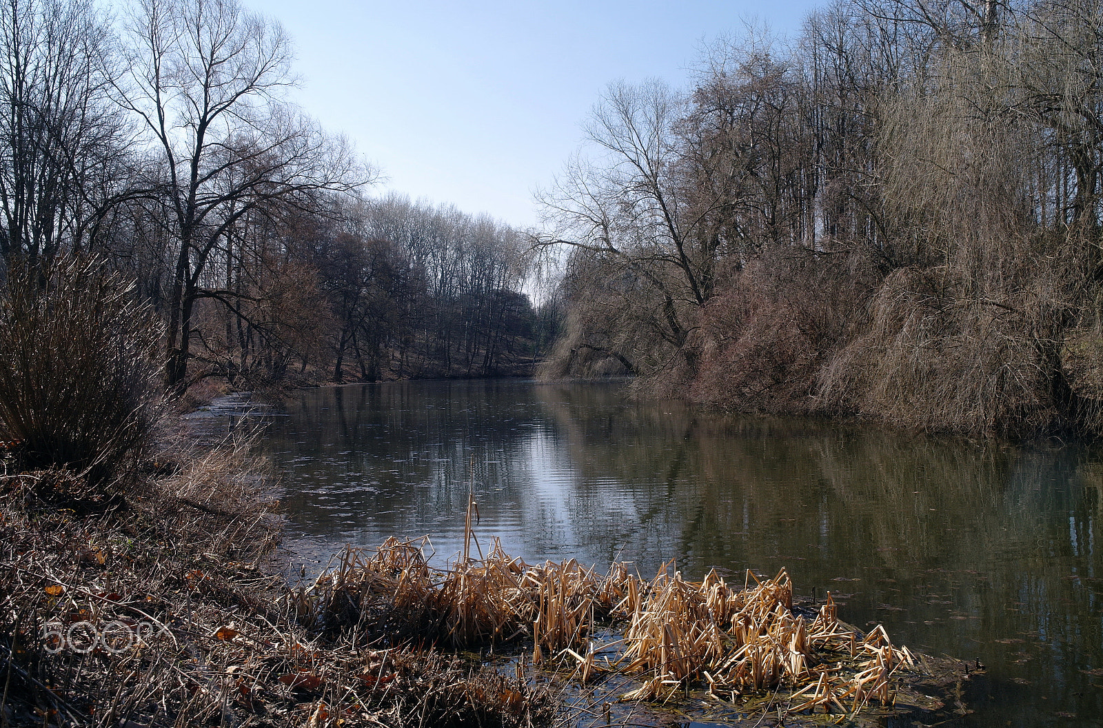 Samsung NX5 sample photo. River landscape photography
