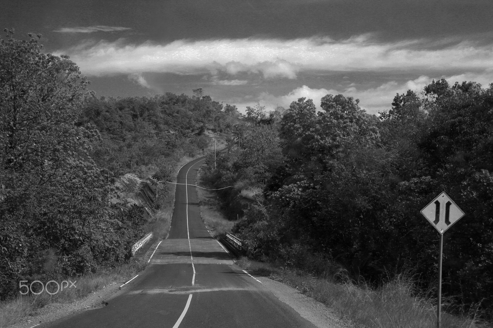 Sigma 18-250mm F3.5-6.3 DC OS HSM sample photo. Remote road photography
