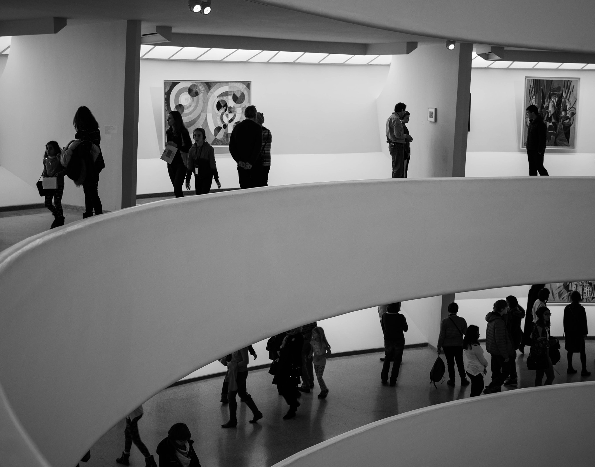 Olympus OM-D E-M10 II sample photo. Guggenheim museum photography