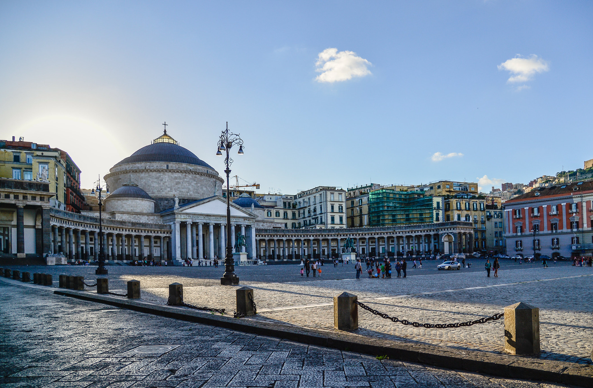 Nikon AF-S Nikkor 24-120mm F4G ED VR sample photo. Napoli. piazza plebiscito. photography