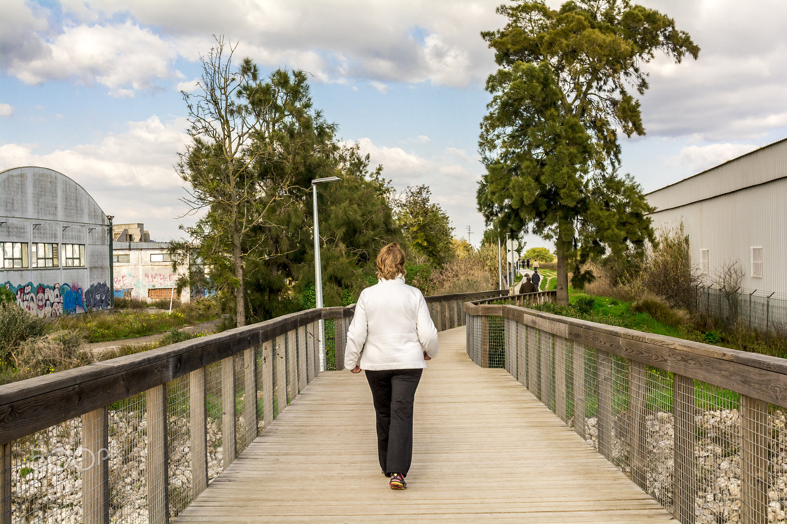 Sigma 30mm F1.4 EX DC HSM sample photo. Woman walk for fitness photography