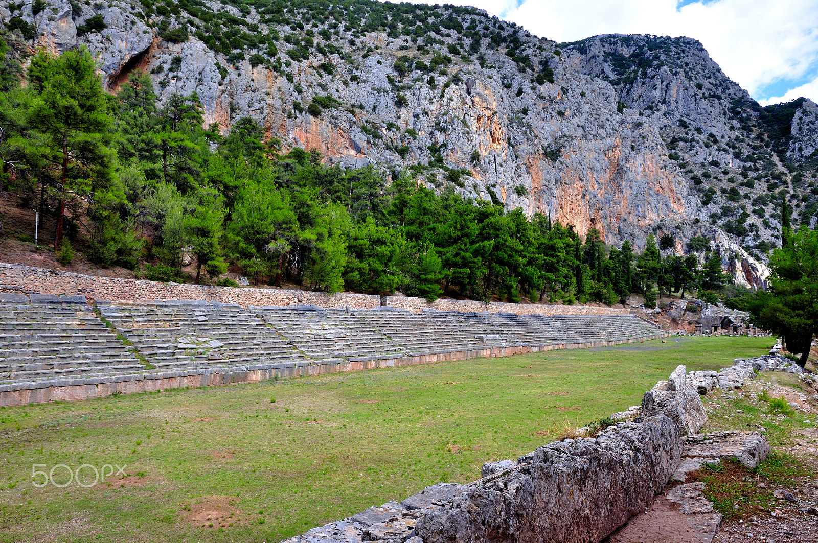 Nikon D90 sample photo. Delphi ruins in greece photography