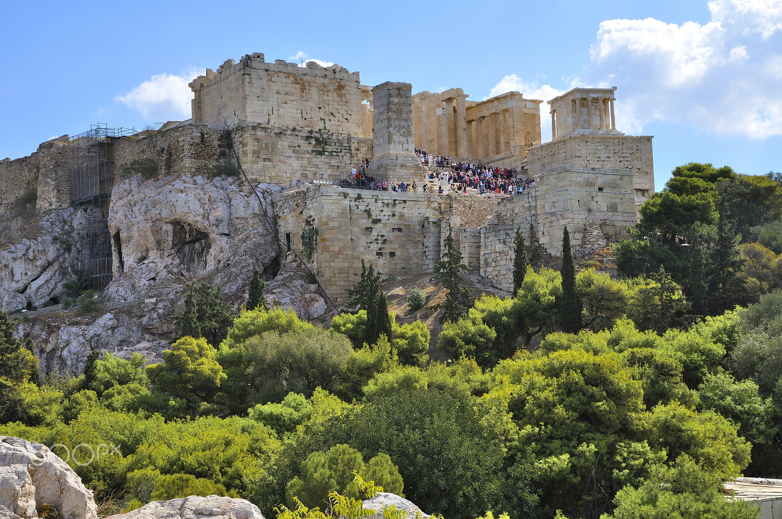 Nikon D90 sample photo. Acropolis in athens, greece photography