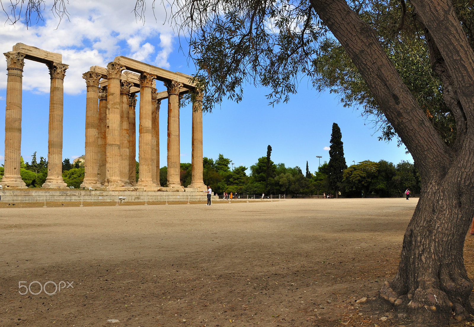 Nikon D90 sample photo. Temple of zeus photography