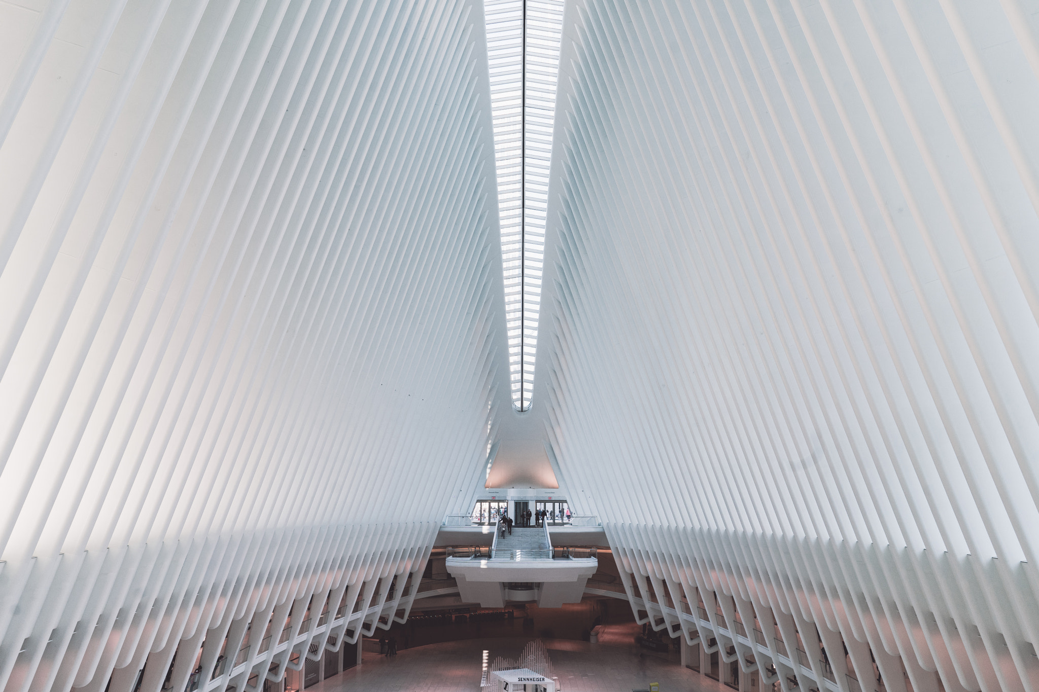Sony FE 28mm F2 sample photo. World trade center station photography