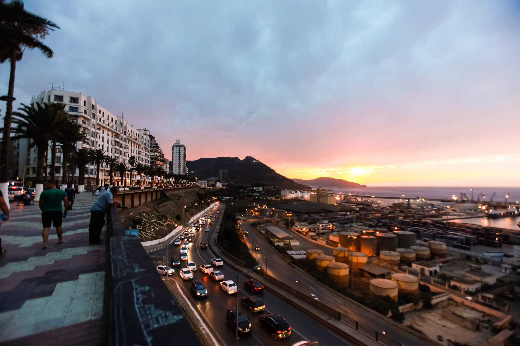 Canon EOS 5D Mark II + Canon EF 16-35mm F2.8L USM sample photo. Oran's cloudy sunset photography