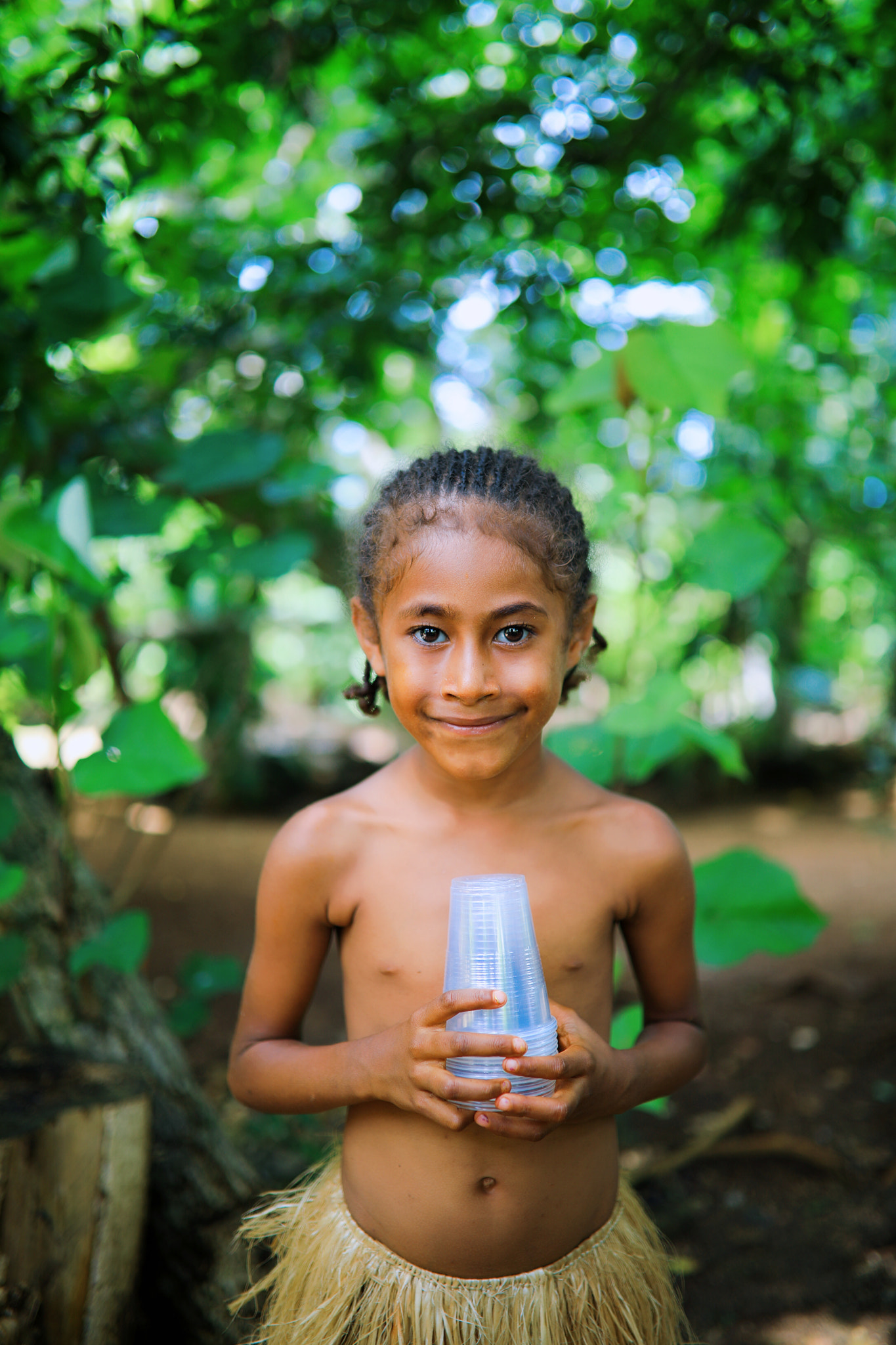 Sigma 35mm F1.4 DG HSM Art sample photo. Vanuatu tribal girl photography